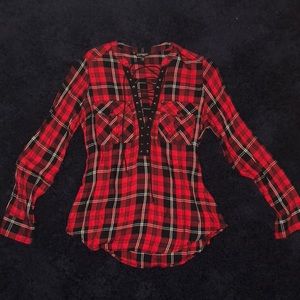 Express tie up flannel